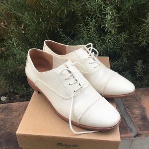 Madewell Cream Oxfords
